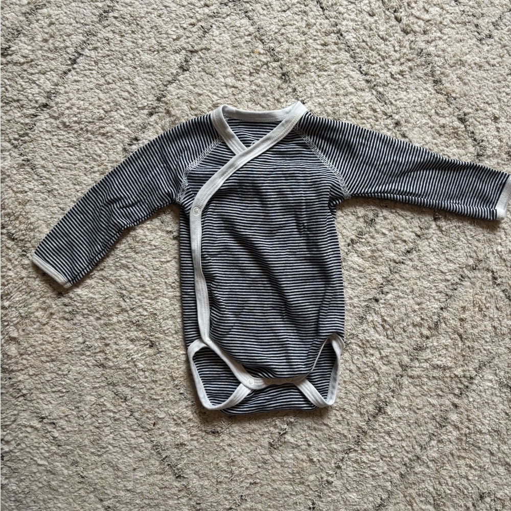 Petit Bateau Striped Baby Onesie Bodysuit